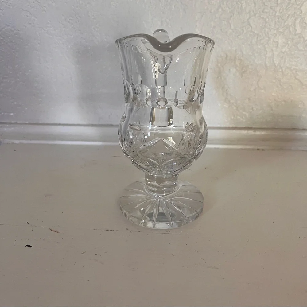Vintage Crystal Creamer